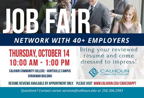Huntsville campus hosting a job fair