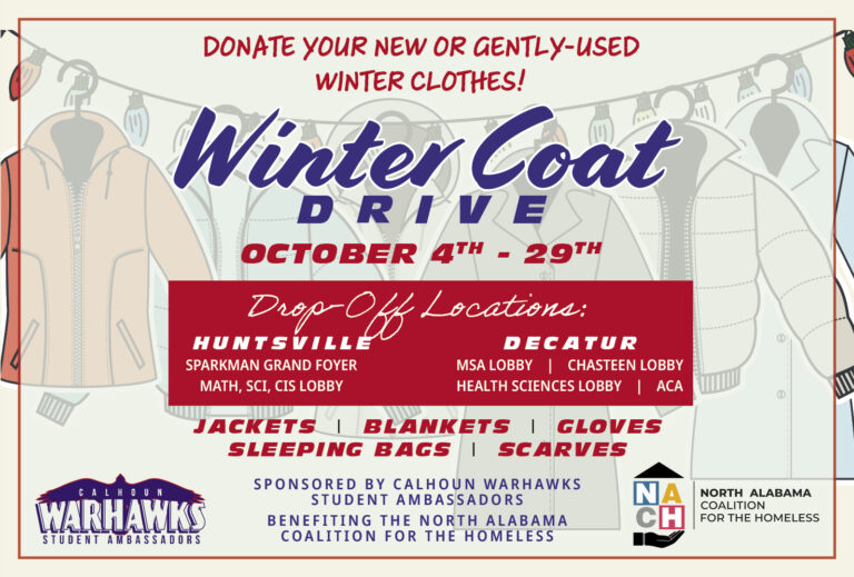 Winter Coat Drive in October