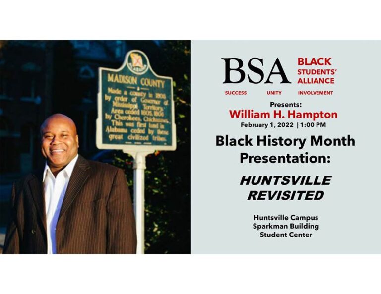 Calhoun’s Black History Month Celebration February 1st at the Sparkman Center