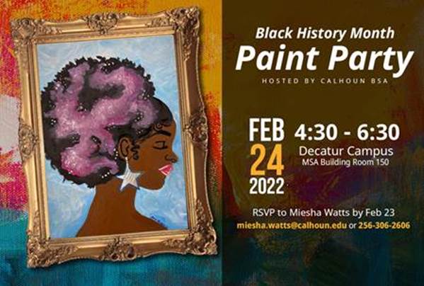 Dream in Color at the Black History Paint Party