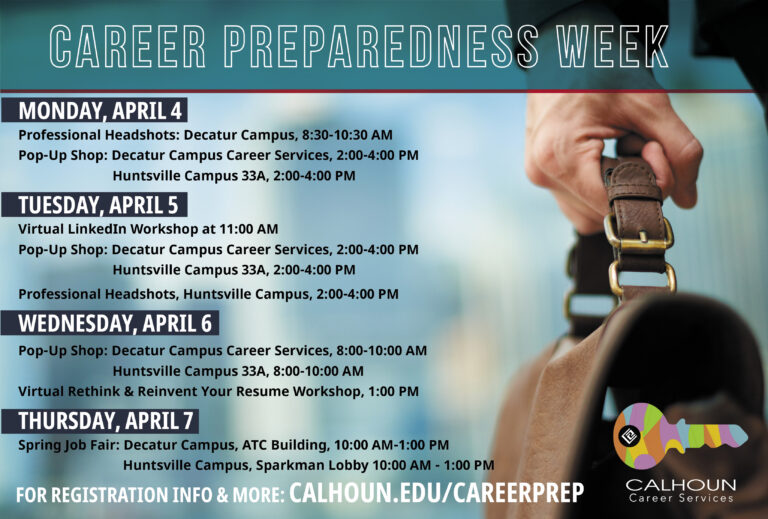 Career Preparedness week coming after Spring Break