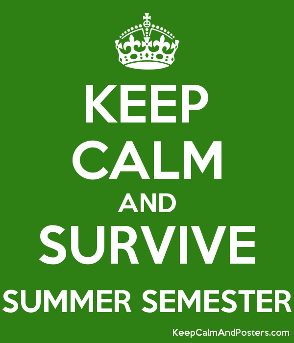 Surviving the Summer Semester