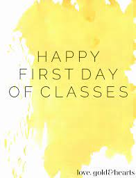 Fall semester begins August 17th