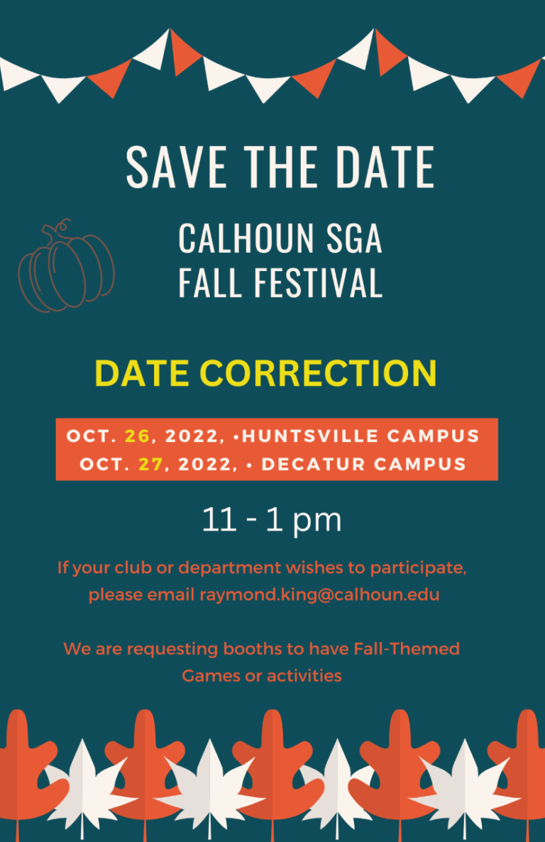 SGA Fall Festival: Oct. 26 & 27&nbsp;