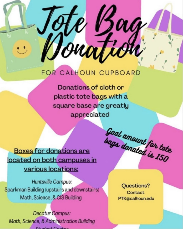 Contribute to Calhoun Cupboard: tote bag donation &nbsp;