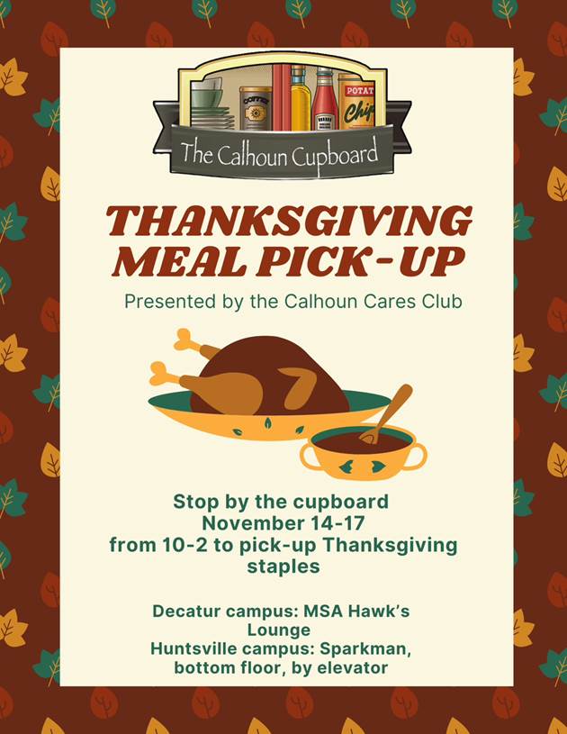 Calhoun Cupboard: Thanksgiving Meal help