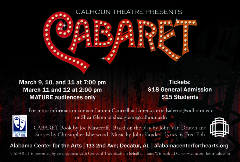 Calhoun Theatre Presents CABARET